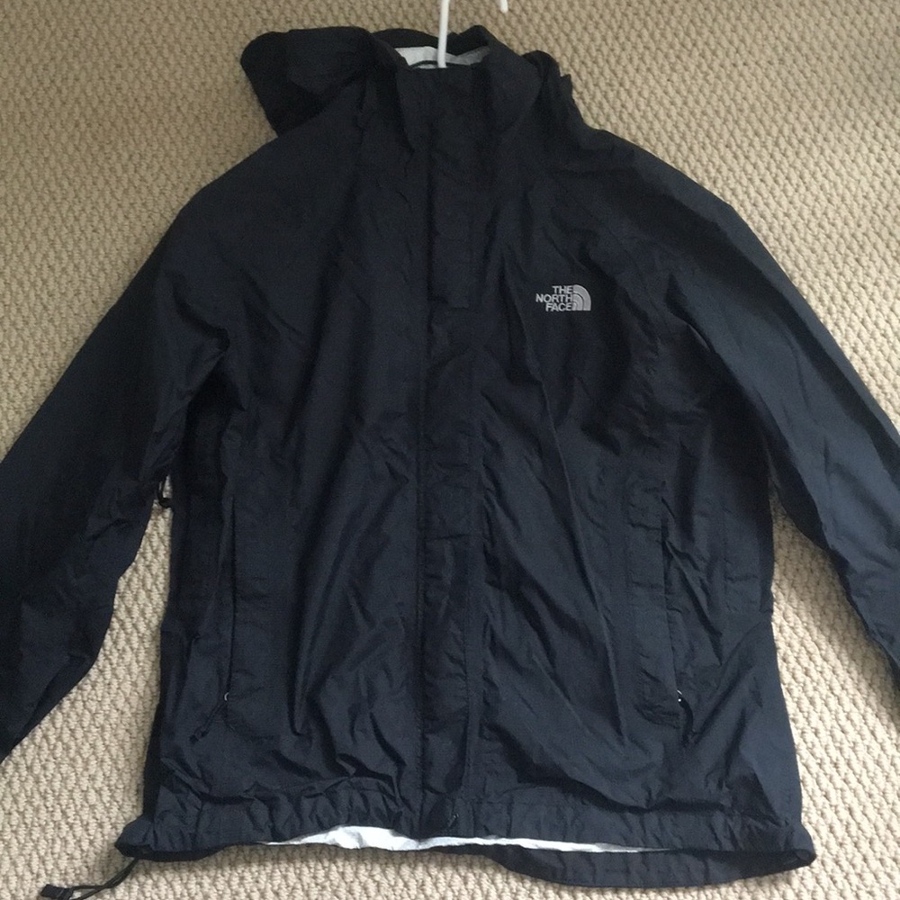 Black North Face Rain Coat/Wind Breaker